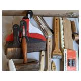 Assortment of Painting and Caulking Supplies