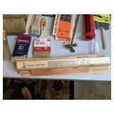 Assortment of Painting and Caulking Supplies