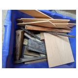 Box and Bin of Wood Scraps