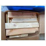 Box and Bin of Wood Scraps