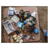 Lot of Work Lights and Other Electrical Supplies
