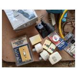 Lot of Work Lights and Other Electrical Supplies