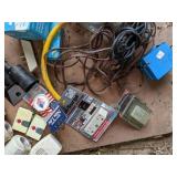 Lot of Work Lights and Other Electrical Supplies