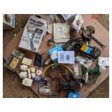 Lot of Work Lights and Other Electrical Supplies