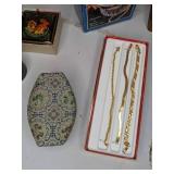 Elegant Lot of Assorted Jewelry, Jewelry Boxes, and Perfume