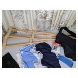 Assortment of Medical Supplies: Brace, Crutches, Etc.
