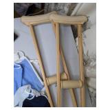 Assortment of Medical Supplies: Brace, Crutches, Etc.