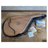 Traditional 55 String Ukrainian Bandura Original Folk Instrument