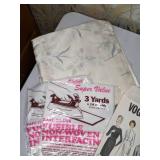 Lot of Vintage Sewing Patterns and Supplies