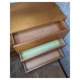 Elegant Vintage Mid-Century 9- Drawer Dresser
