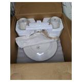 Gorham Fine China Setting for 4 in Cherrywood Pattern - New in Box