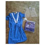 New Andrea Gayle Outfit, Scarf, and Faux Pearl Vest