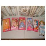 Vintage Barbies New in Box and Bonus Doll w/ Stand