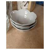 Mixed Lot of Glassware - Cups, Baking Dish, Serving Bowls, Ice Bucket & More