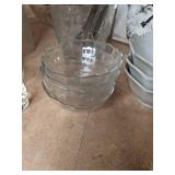 Mixed Lot of Glassware - Cups, Baking Dish, Serving Bowls, Ice Bucket & More