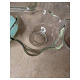 Mixed Lot of Glassware - Cups, Baking Dish, Serving Bowls, Ice Bucket & More