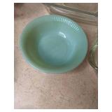 Mixed Lot of Glassware - Cups, Baking Dish, Serving Bowls, Ice Bucket & More