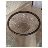 Mixed Lot of Glassware - Cups, Baking Dish, Serving Bowls, Ice Bucket & More