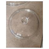 (2) Glass Lids *see pictures