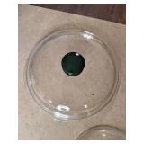 (2) Glass Lids *see pictures