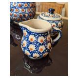 Beautiful Vintage Boleslawiec Handmade Poland Pottery