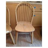 Set of (2) Beautiful Vintage Wooden Chairs