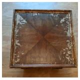 Beautiful Small Vintage Solid Wood Side Table