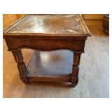 Beautiful Small Vintage Solid Wood Side Table