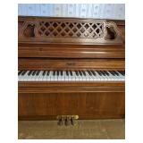 Artist Console Kimball Piano & Bench Walnut