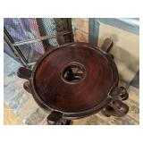 Beautiful Large Terracotta Pot w/Wooden Stand, (7) Terracotta Pots