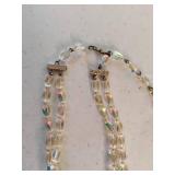 Vintage Austrian Crystal Necklace Full of Sparkle, Crystal Bracelets, Necklace, & Earrings