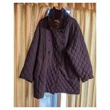Evan-Picone Blue Winter Coat size L