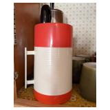 Set of (4) Red Janet Derby Pottery Coffee Mugs made in England, Electric Kettle, Coffee Pot, Vintage Thermos, Coffee Mugs