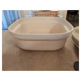 NordicWear Platter Holder, Villeroy & Boch Soufflé Round Casserole Dish, & Misc. Bake wear