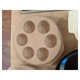 NordicWear Platter Holder, Villeroy & Boch Soufflé Round Casserole Dish, & Misc. Bake wear