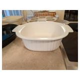 NordicWear Platter Holder, Villeroy & Boch Soufflé Round Casserole Dish, & Misc. Bake wear