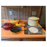 Mixed Lot of (3) Vintage Le Creuset, Capco, & Regal Wear Pots & Pans