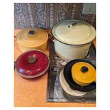 Mixed Lot of (3) Vintage Le Creuset, Capco, & Regal Wear Pots & Pans