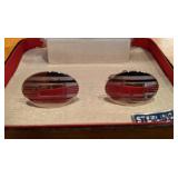 Beautiful Style by Howard Sterling Silver Cufflinks