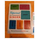 Singer Professional Buttonholer for Slant Needle Zig Zag Sewing Machine/untested