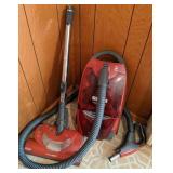 Progressive Canister Vacuum with True HEPA Filtration, Red Pepper