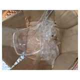 Gorgeous Crystal Punch Bowl Set w/ 24 Cups