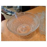 Gorgeous Crystal Punch Bowl Set w/ 24 Cups