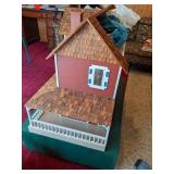Beautiful Vintage Dollhouse w/ Wrap Around Porch & Accessories
