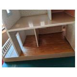 Beautiful Vintage Dollhouse w/ Wrap Around Porch & Accessories