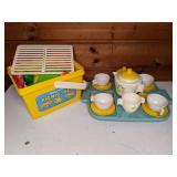 Adorable Vintage Fisher Price Picnic Set