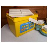 Adorable Vintage Fisher Price Picnic Set