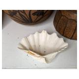 Adorable Hummingbird Feeder, Pottery, Medium Seashell
