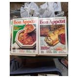 Vintage Lot of 1977/78 Bon Appetite Magazines and Others