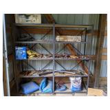 Large Garage Shelves and Assorted Contents